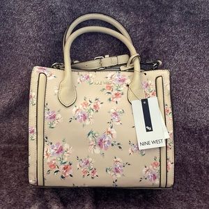 Nine West Aidenne Satchel Handbag NWT